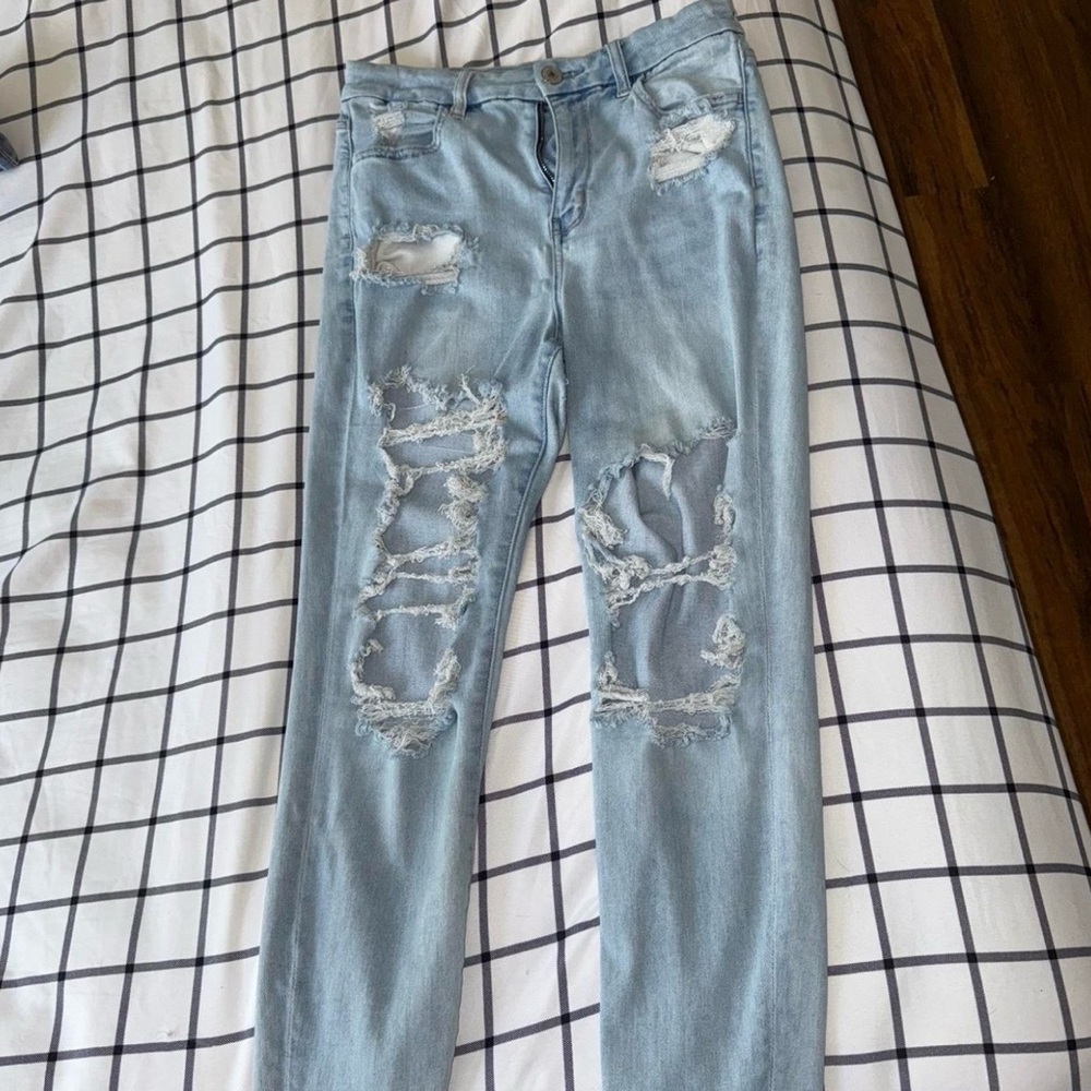 American Eagle Outfitters Light Blue Denim Pants
